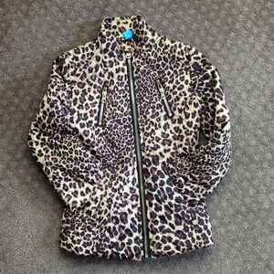 Like New!  SO girls leopard jacket - size 4/5